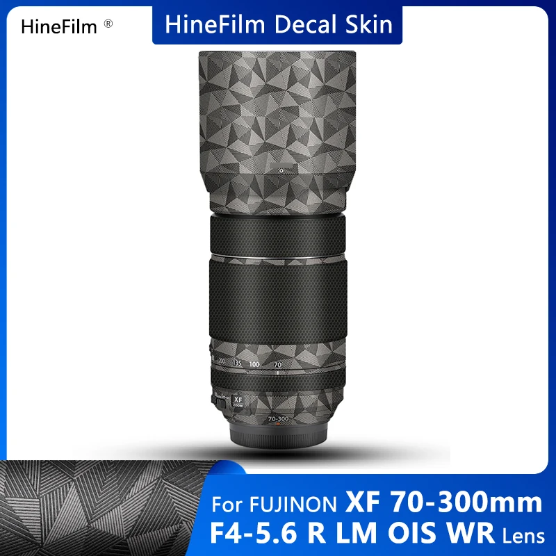 

Hinefilm Skin for Fujifilm XF70-300 F4.5-5.6 Lens Sticker Fuji 70 300 Lens Skin xf70300 Lens Wrap Cover 70-300 Decal