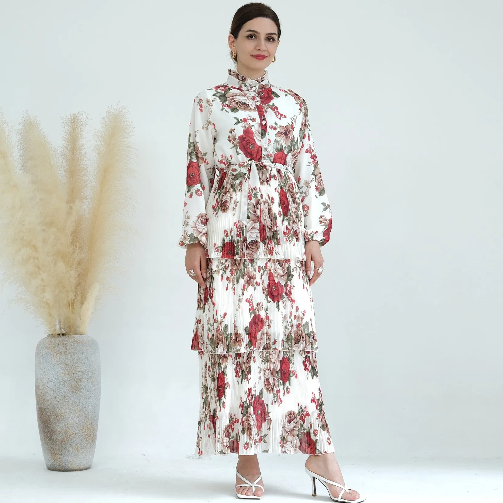 

Elegant African Dresses For Women Dashiki Summer Autumn Maxi Dress Ladies Traditional African Clothing Fairy Long Dress