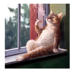 New Mosaic Full Diamond Embroidery Cat Pilot Cross Stitch Round Diamond Sets Unfinished Diamond Mosaic Animal