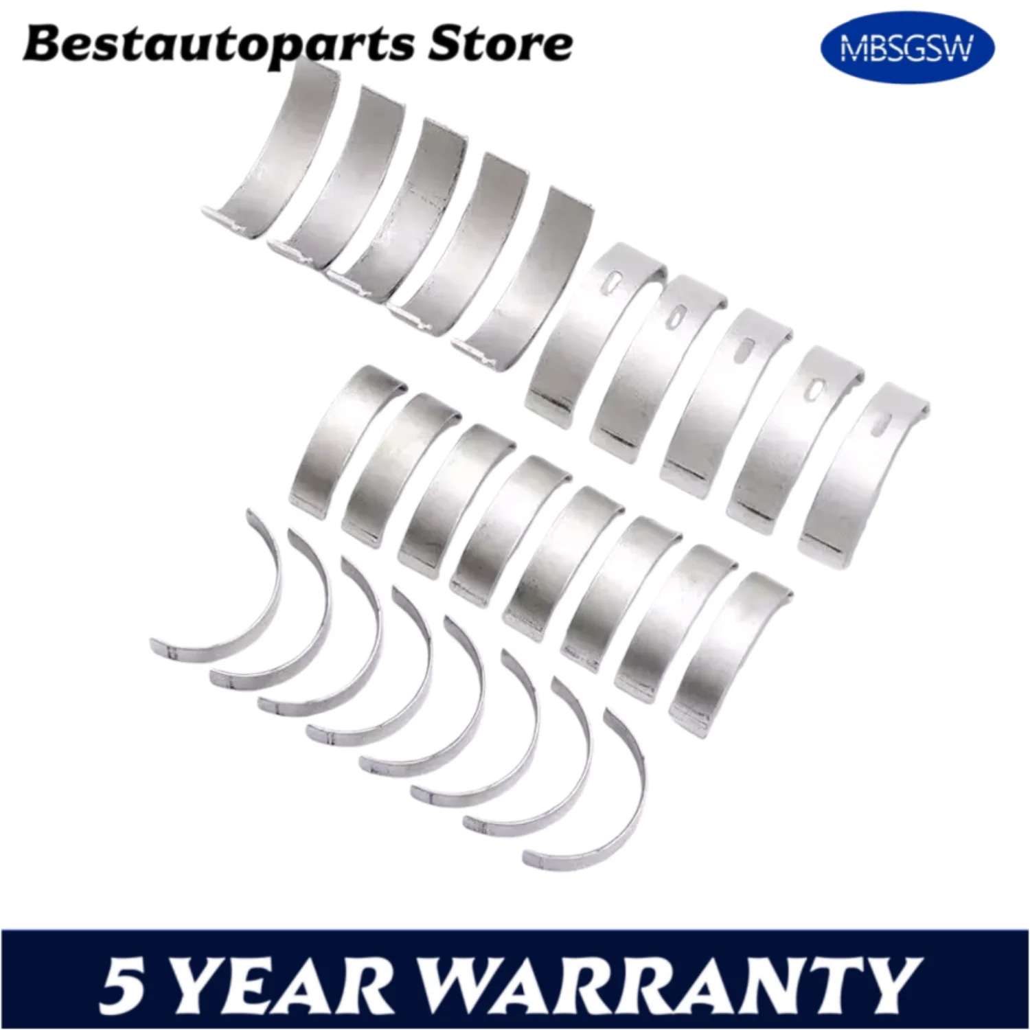 Crankshaft Main & Con Rod Bearing Set For AUDI VW A5 S5 A6 A8 Q7 Touareg 4.2L V8 BVJ CAU CAUA BAR CGNA 4.2T 4.2 L T 2006-2016