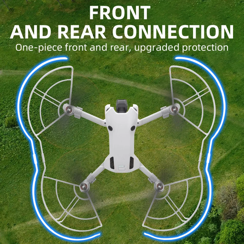 Protetores removíveis de hélice de liberação rápida, Anel protetor, Acessório Lightweight Drone, Compatível para DJI Mini 4 Pro