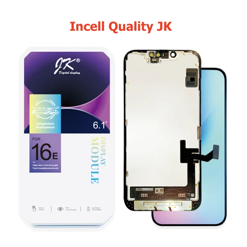 Pantalla para iPhone 16E (2025) con 3D Touch, OEM / Soft OLED / Incell, Repuesto 6