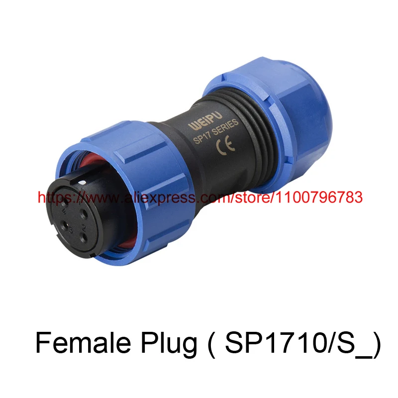 Connettore Circolare Impermeabile SP17 4 Pin 5A Per Esterno E Illuminazione LED
