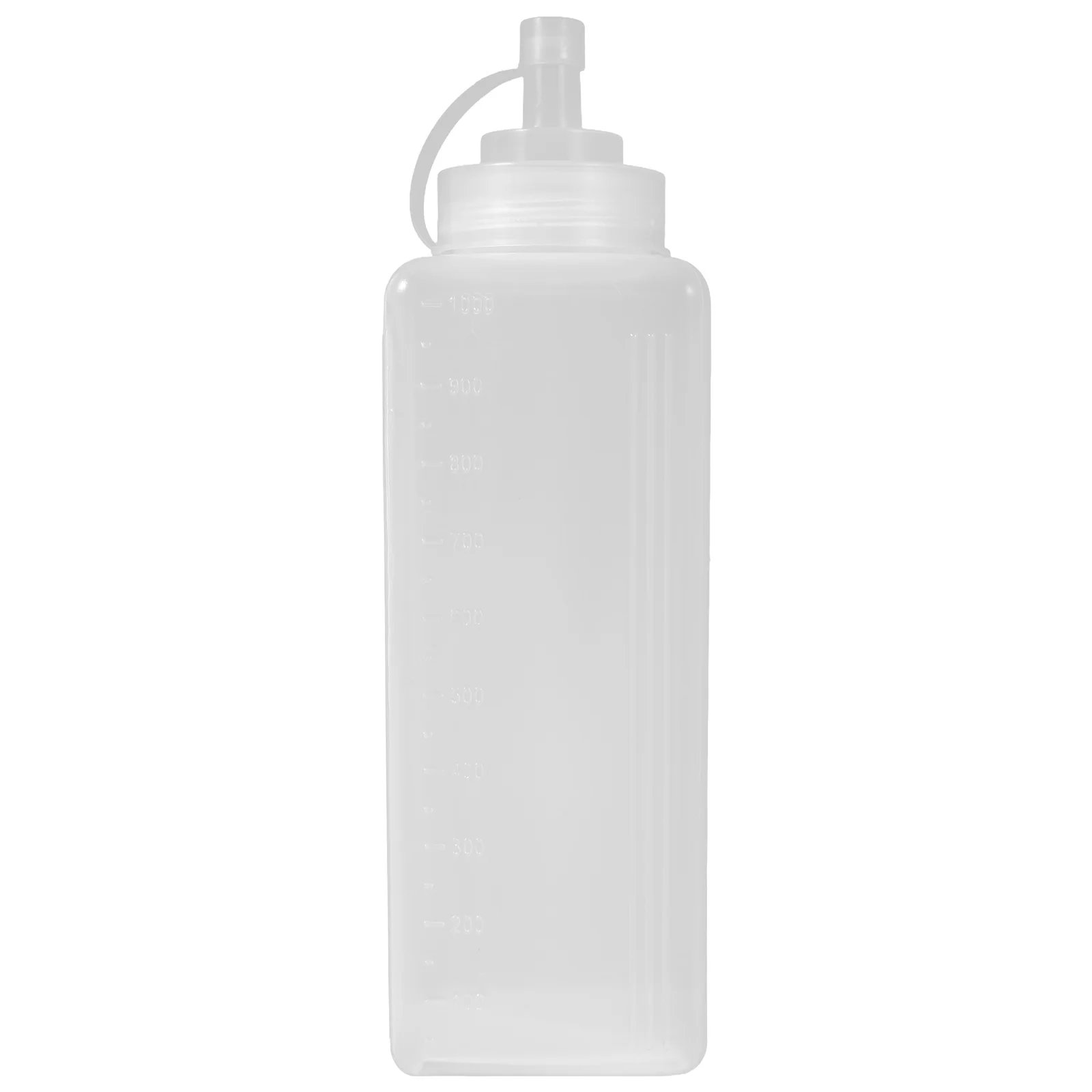 

Plastic Squeeze Sauce Bottle Wide Mouth Large Capacity Leakproof Kitchen Commercial Bottles Oil Liquid Dispenser Sauces