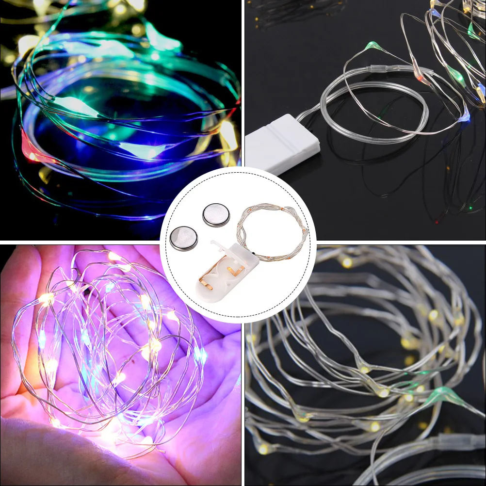1Pcs LED String Lights Colorful 1 Meter Christmas Bouquet Decorative Lamp Party Festival Garden Home Patio Lighting