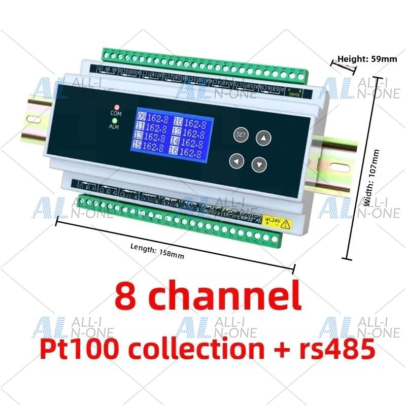 Temperature Collector 8-16 Channel Multi-channel Thermal Resistance for Communication Temperature Acquisition Module