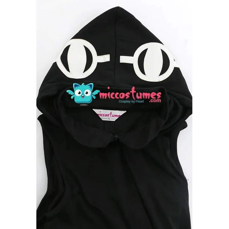 꼬리가 달린 여성용 메두사 블랙 코스프레 의상 점프수트