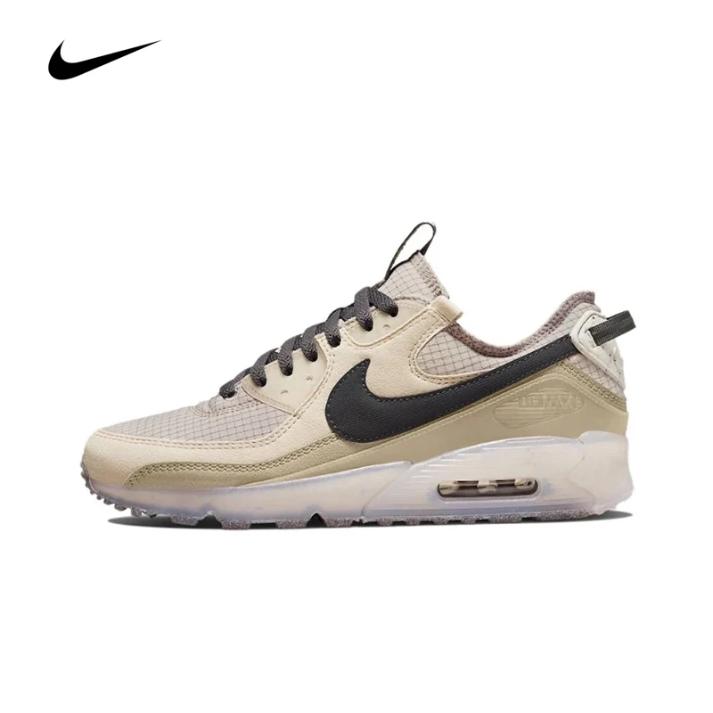 

Original Nike Air Max 90 Terrascape 'rattan' Men's Running Shoes Wear Resistant Shock Absorption Khaki Sneakers DH4677-200