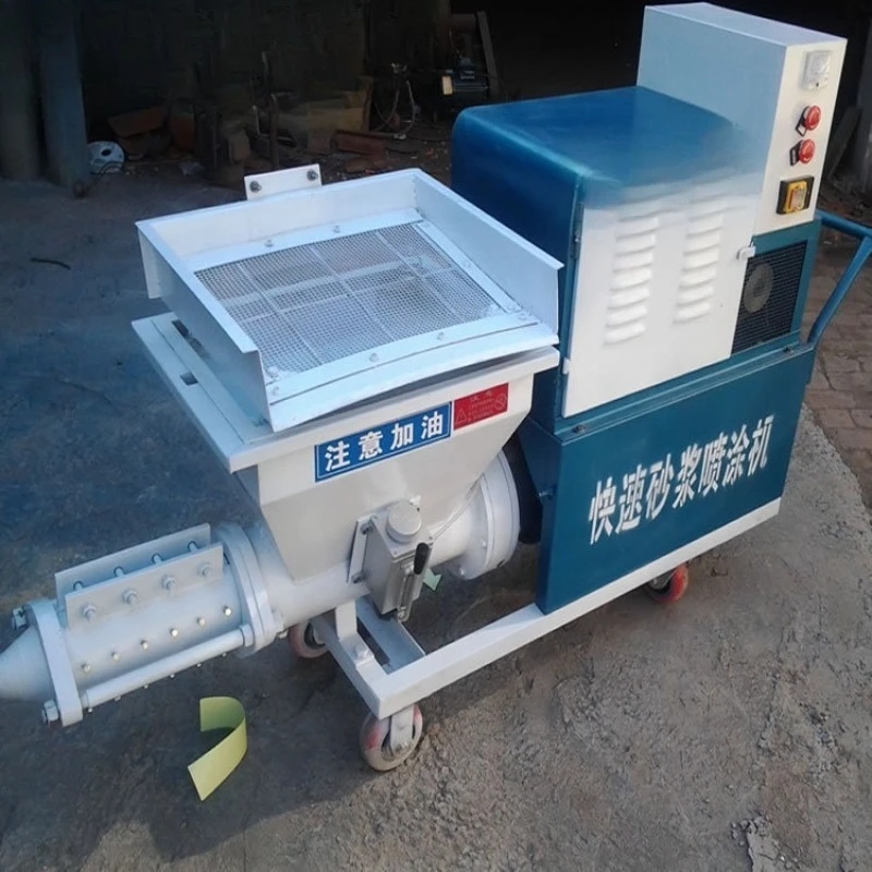 Mortar spraying machine, putty spraying machine