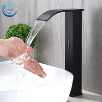 OXG Sensor Waterfall Basin  Faucet  Automatic Sensor Faucet Touchless Sink Basin Hot  Cold Water Mixer Crane Bathroom Faucet