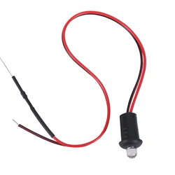 12V Flashing Dummy Car Alarm Dash Mount Led Light(Red)