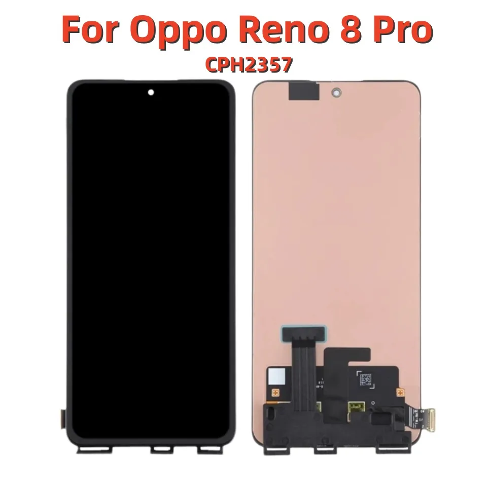 

6.7'' Original AMOLED For Oppo Reno8 Pro 8pro lcd Touch Screen Digitizer Assembly For Reno8 Pro CPH2357 LCD Display replacement