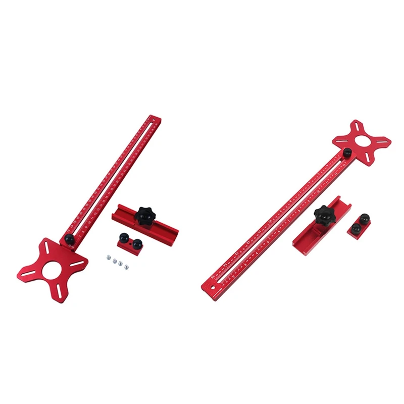 

ABSJ-Router Milling Groove Bracket Cabinet Hardware Jig Router Circle Cutting Jig Punch Router Milling Groove Bracket