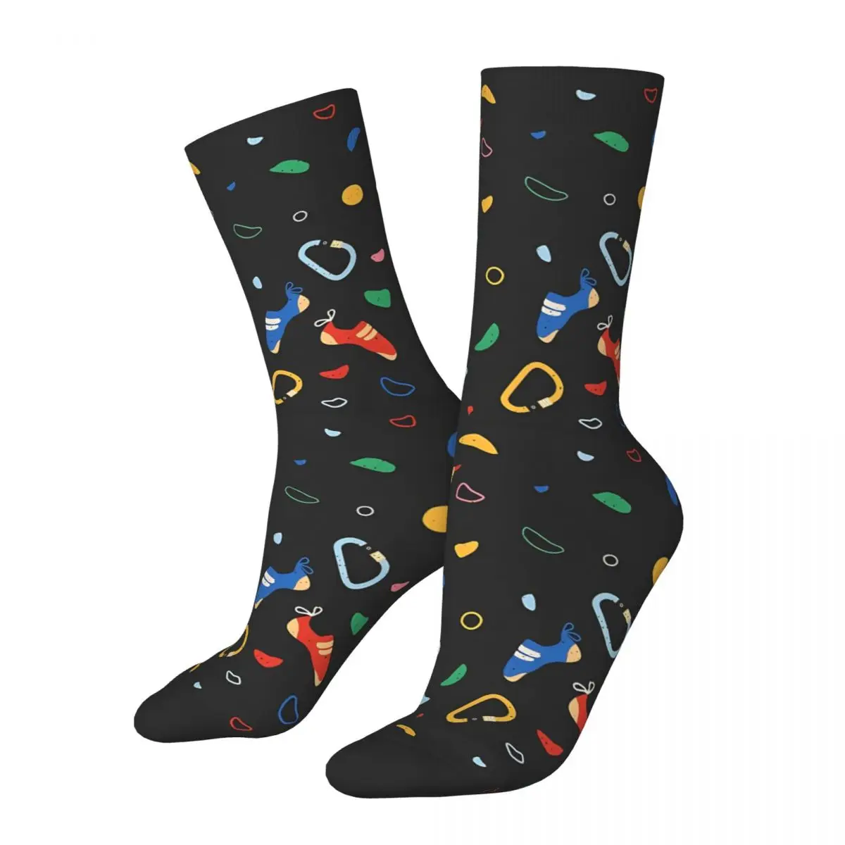 Bouldering Rock Climbing Wall Socks Climber Fashion Stockings Men High Quality Climbing Socks Autumn Pattern Anti Skid Socks