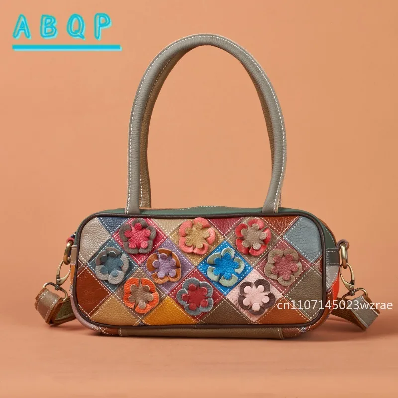 ABQP Neue frauen Schulter Tasche Blume Form Mode frauen Handtasche Große Kapazität Persönlichkeit Casual frauen Tasche Hohe qualität