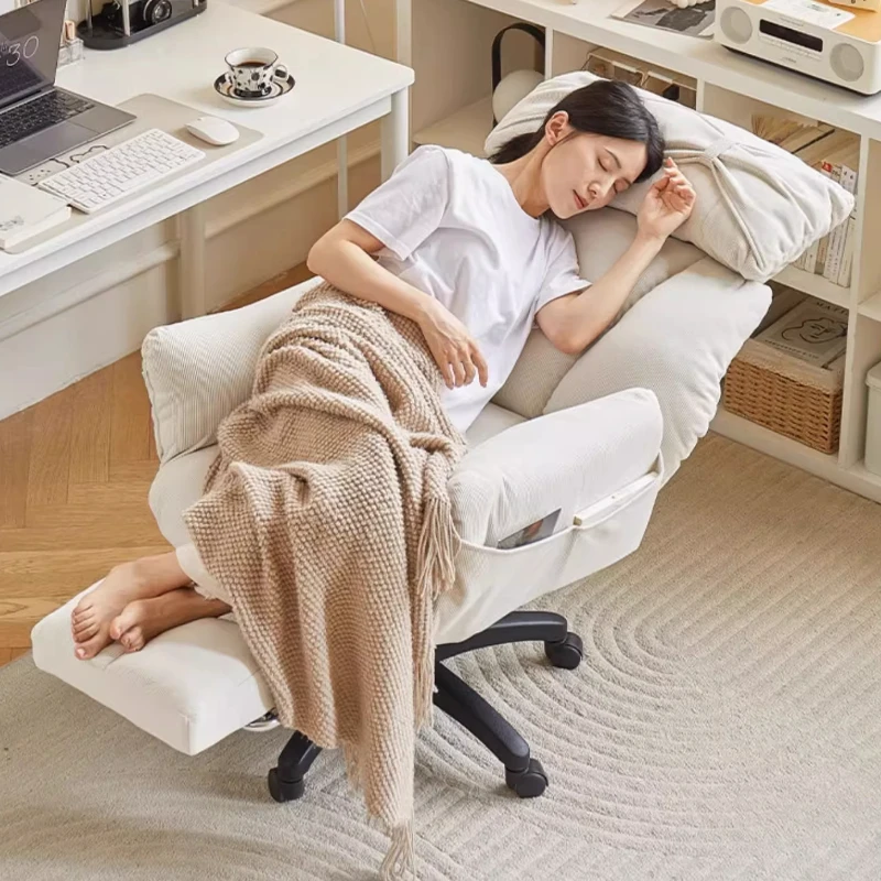 Designer Elegant Computer Chair Cute Girls Comfortable Swivel Gaming Chairs Recliner Playseat Sillas Para Escritorio Furniture