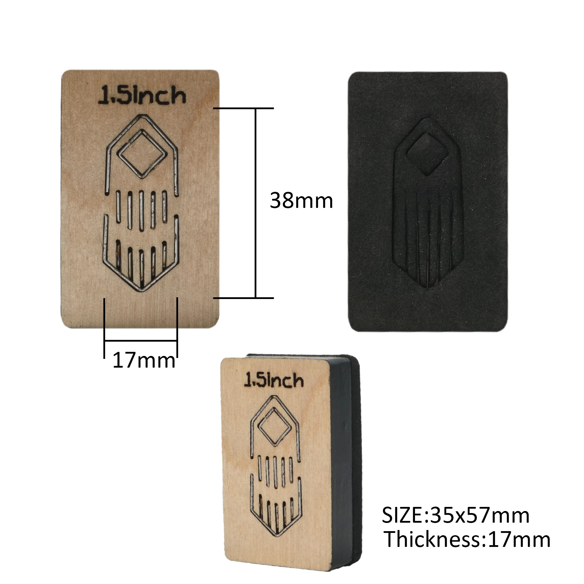 Orecchino Multi forma modello in pelle taglio stampo in legno muore fai da te taglierina in pelle artigianato acciaio Punch Cut muore, 1 yc39091