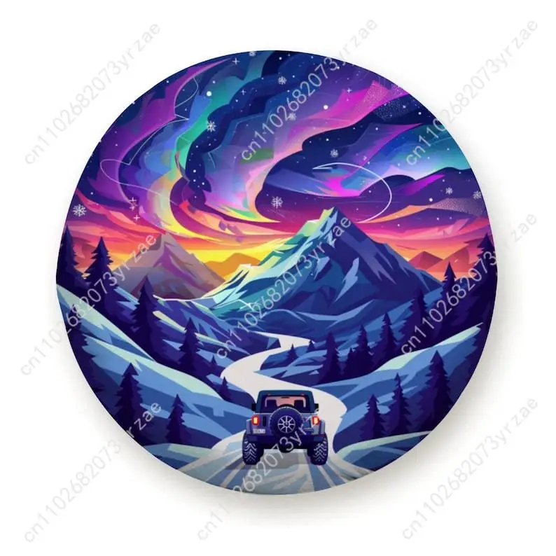 

Northern Lights Various Models Spare Car Tire Cover Sand Dust Prevention Protect Wind Rain Tire Cover Sturdy Durable Tire Covers