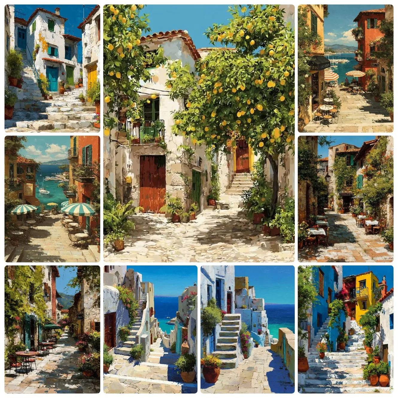 

Jigsaw Puzzles Town Landscape Adults Puzzle Games Family Fun Puzzles Educational Toys for Kids Home Decor Exquisite Gift
