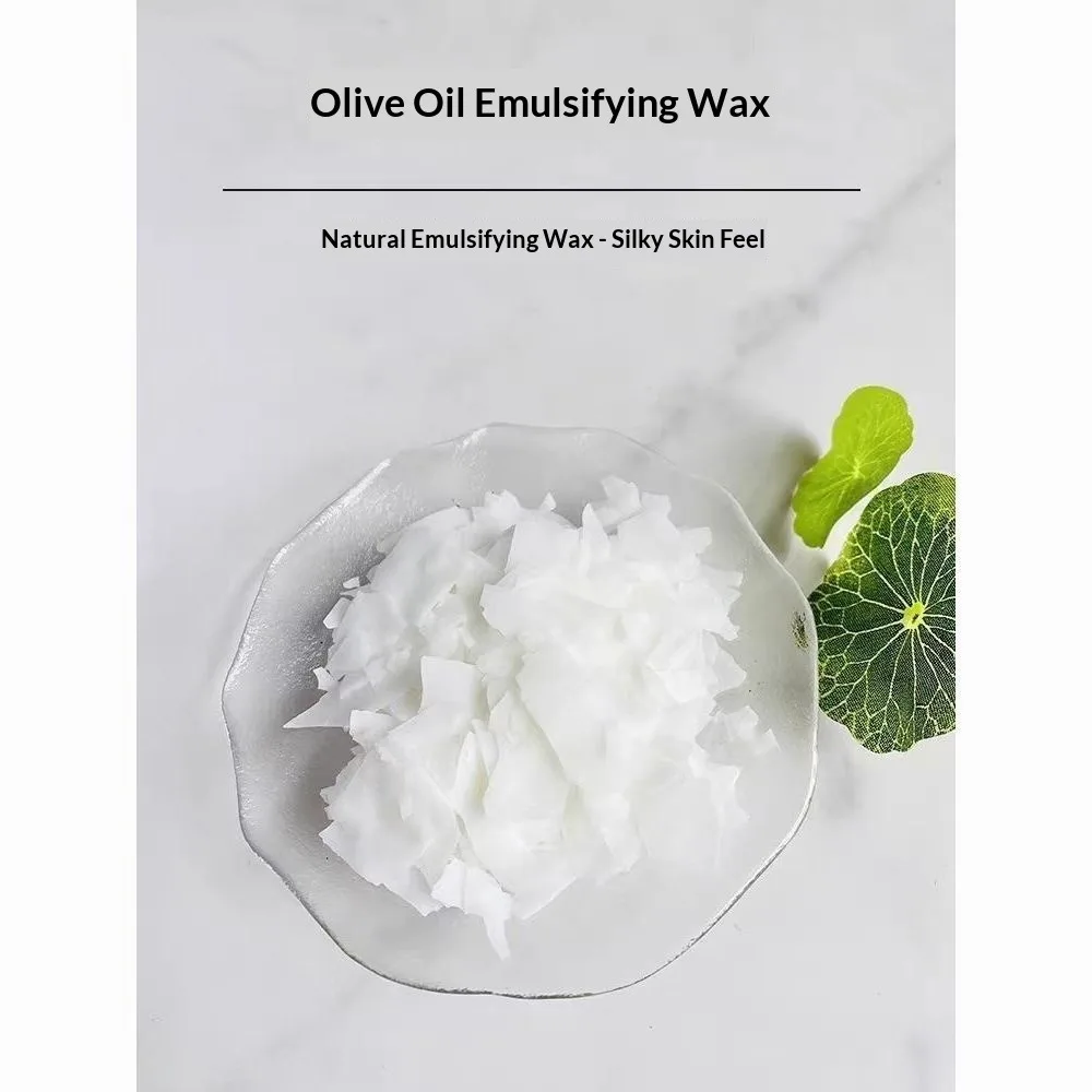 Plant-Based Emulsifying Wax - Italian Olive Oil Formula, Cosmetic Raw Material for DIY Skin Care Products