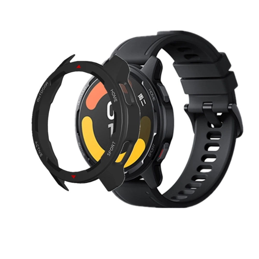 Twarde etui na PC do zegarka Xiaomi S1 Active Color2 pokrowiec ochronny do zegarka Mi kolor 2 Smart Watch pokrowiec ochronny na zderzak