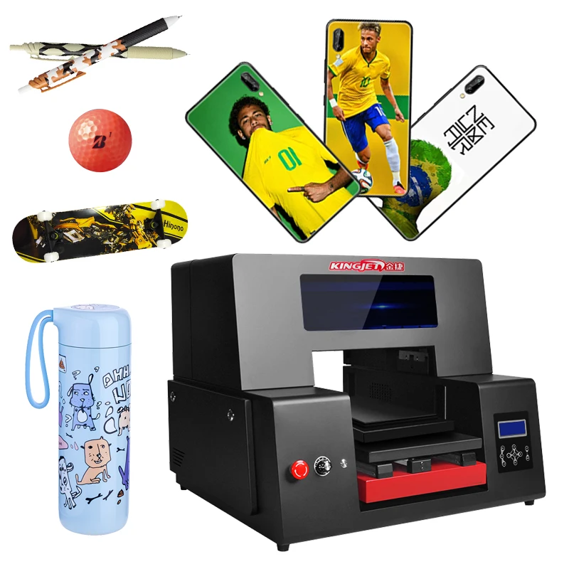 A3 Uv Flatbed Printer Price High Speed Uv Digital Printer Phone Case Glass Printing Machinery