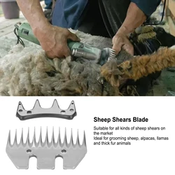 Sheep Shears Blade Straight 13 Tooth Electric Wool Cutter Goat Clipper Scissor Replacement Part Sheep Shear Replacement Blade