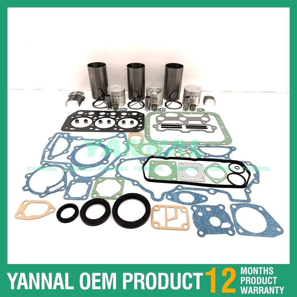 

Новый комплект для капитального ремонта Mitsubishi K3E-IDI с прокладками, клапанами двигателя и комплектом подшипников STD