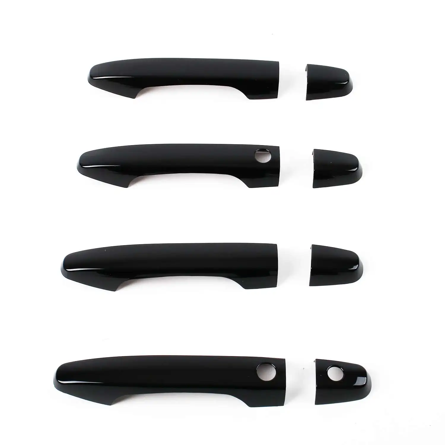 Quanzhen 3d Auto Parts For Honda Jade 2014 2015 2016 2017 2018 2019 Abs Chrome Bon Fiber Black Door Handle Cover Trim Accessory