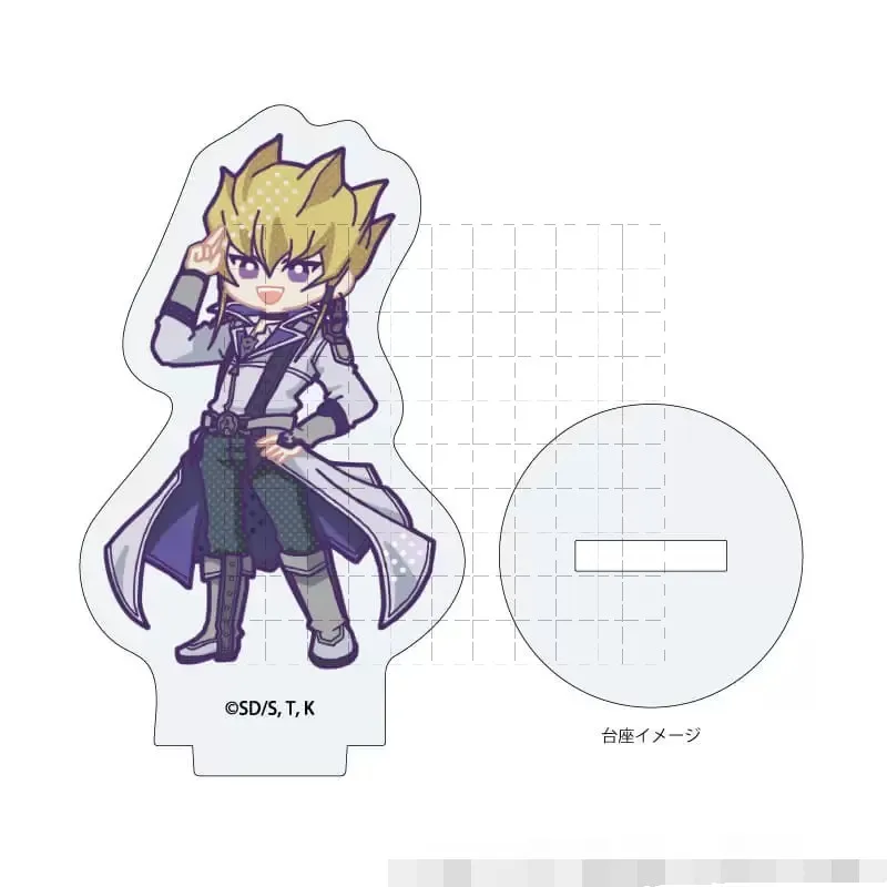 Anime Yu-Gi-Oh! 5D\'s Acrylic Stand Doll Game Fudo Yusei JACK ATLAS Akiza Izinski Mini Figure Model Plate Cosplay Toy Gift