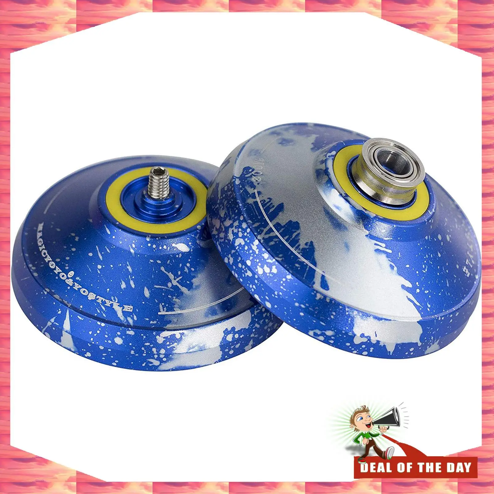 

24-Hour Delivery MAGICYOYO M002 Professional Yoyo Stainless Steel T-Shaped Bearing Metal Ring Unresponsive Yo-Yo With Glove,Hols