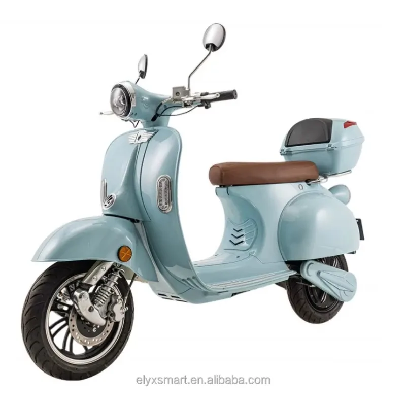 

2025 Newest Factory Wholesale Retro Scooter Italy Classic New 72V Lithium Battery 3000W COC EEC Adult Royal Electric Motorcycl