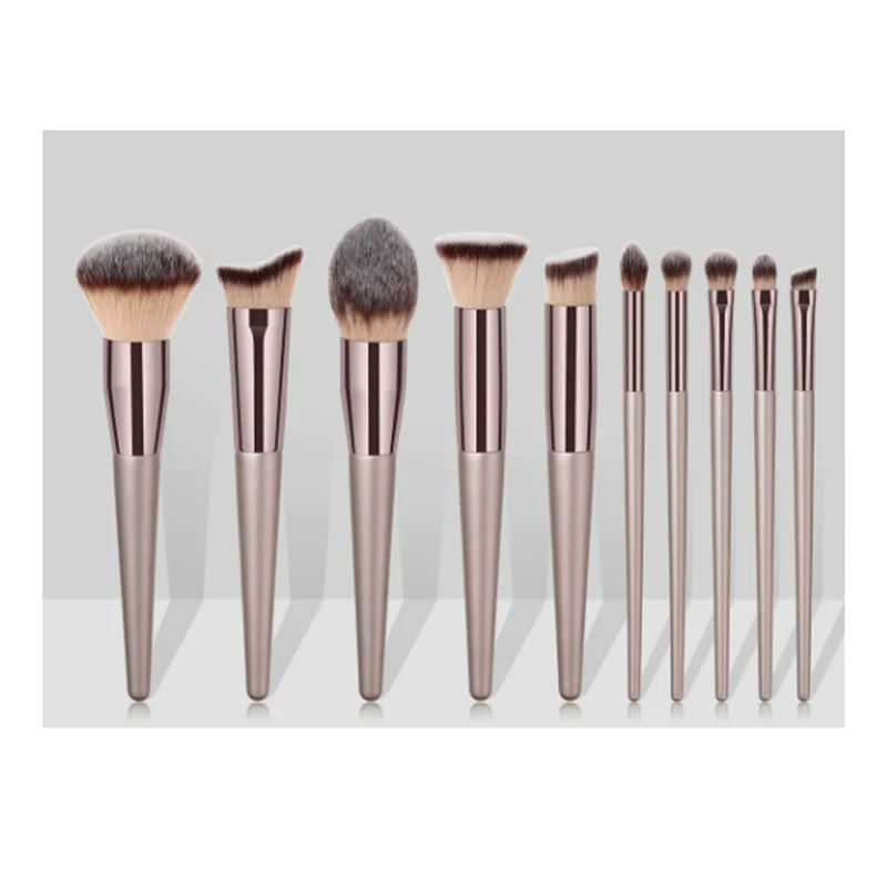 

ABMH-Makeup Brush Eyeshadow Brush Powder Blush Cosmetics Brushes Eyeshadow Concealer 10PCS