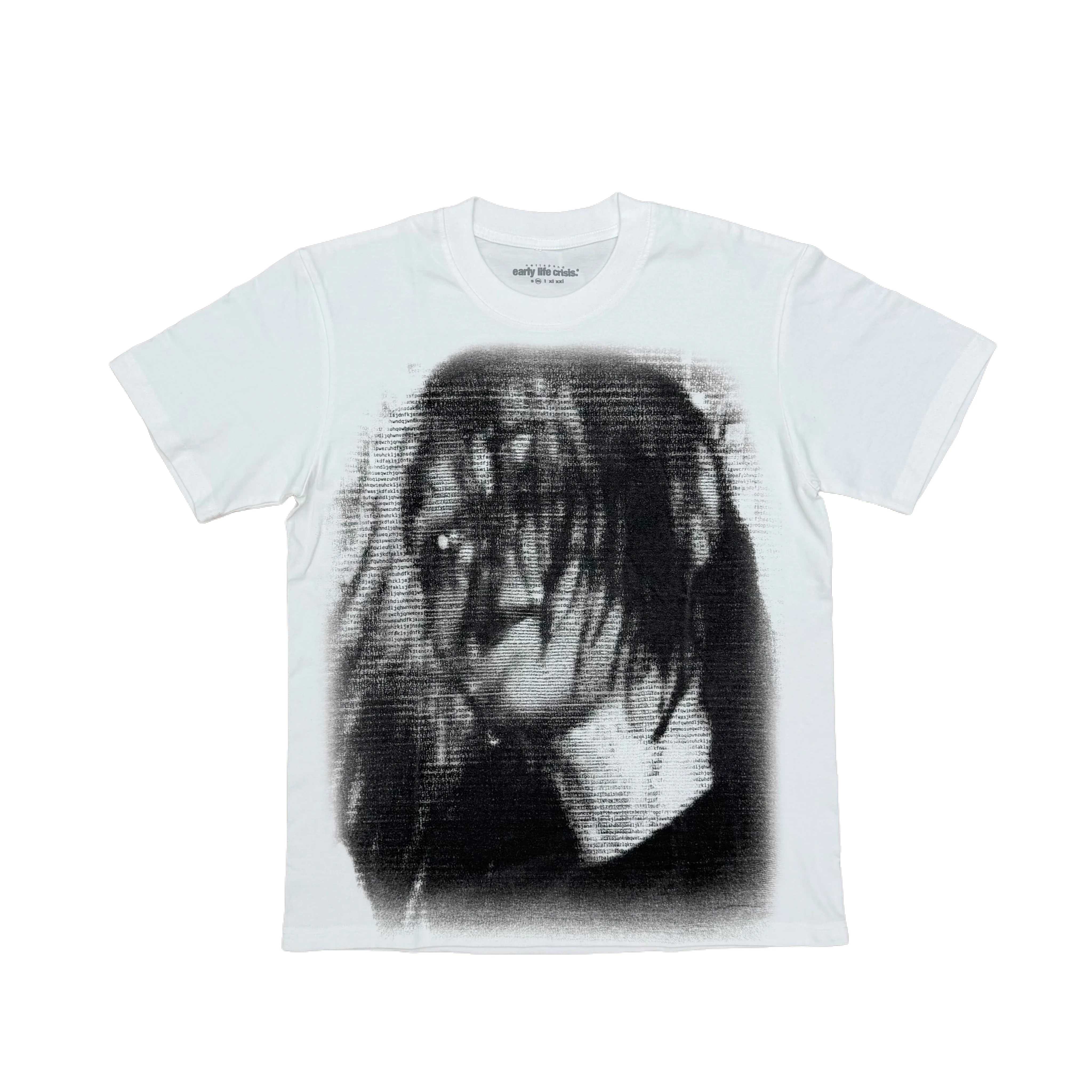 New Men Early Life Crisis merch Beauty print T Shirts T-Shirt Hip Hop Skateboard Street Cotton T-Shirts Tee Top US size F44