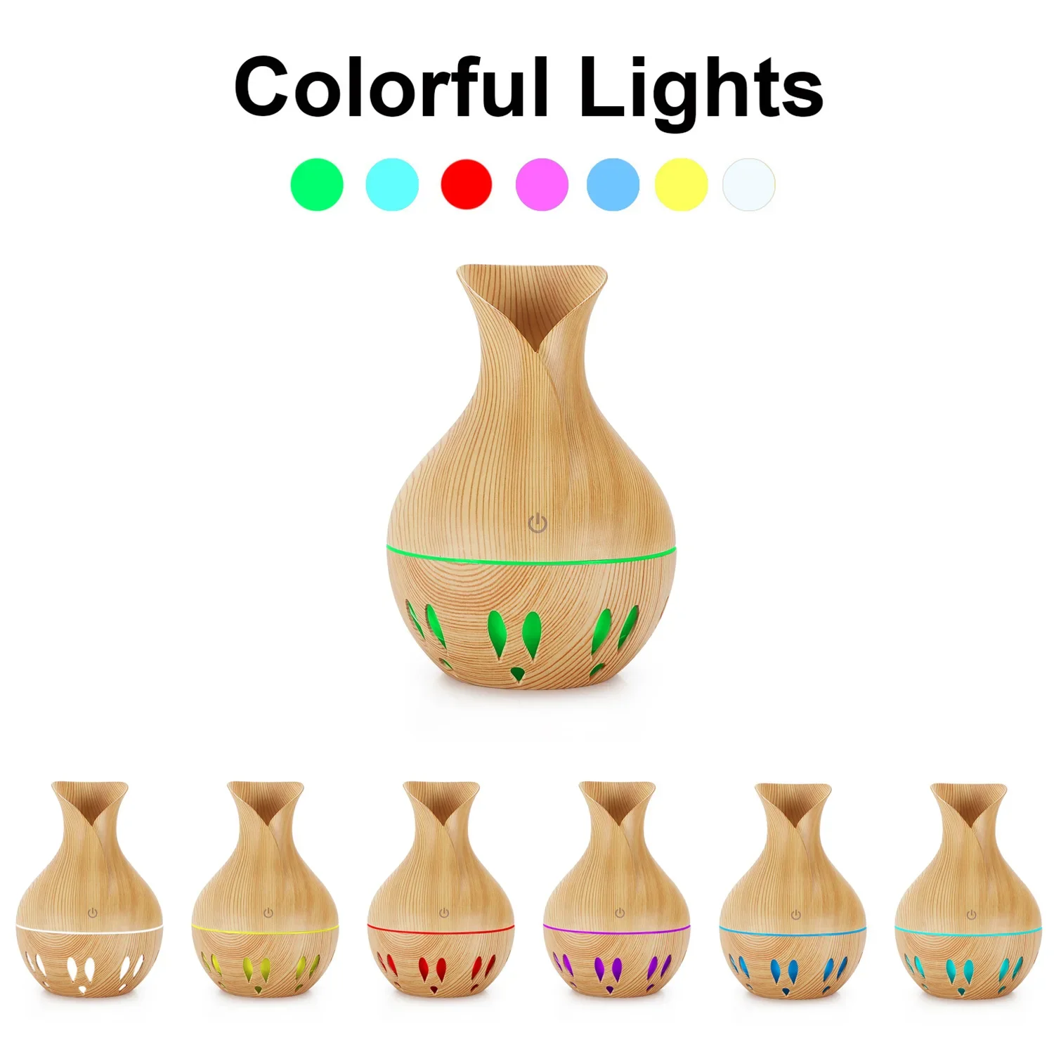 130ML Mini Luftbefeuchter USB Ultraschall-luftbefeuchter LED Lampe Ätherisches Öl Diffusor Auto Luftreiniger Aroma Anion Nebel Maker Tragbare