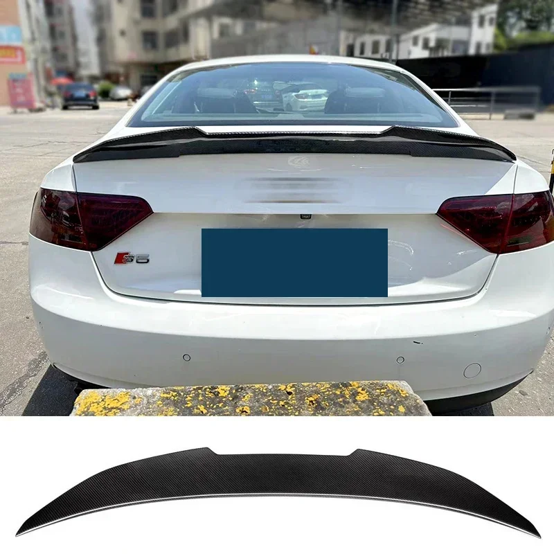 

New! Real Carbon Spoiler for Audi A5 B8 2 Door Car Rear Wing 2009-2016 Tail Fin Accessories