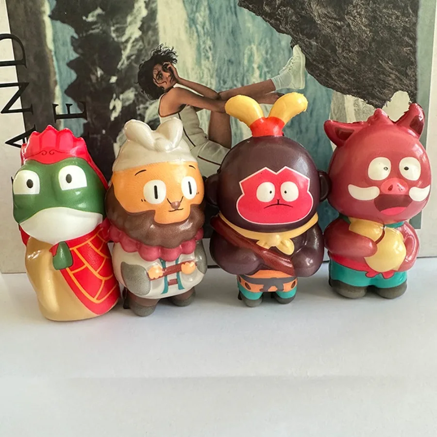 Internet celebrity Langlang Mountain little monster pinching music slow rebound decompression toys wholesale decoration dolls m - Detail 1