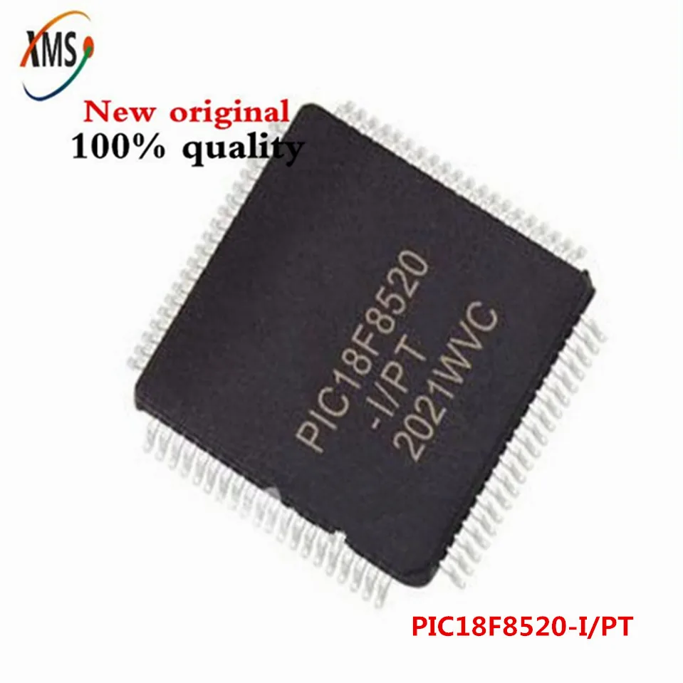 

1-10PCS PIC18F8520-I/PT PIC18F8520 QFP80