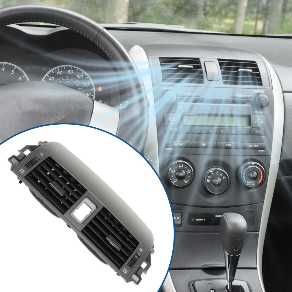 

Для Toyota Corolla 2009–2013: центральная передняя решетка воздуховода центральной консоли, артикул 55670-02163, 5567002163