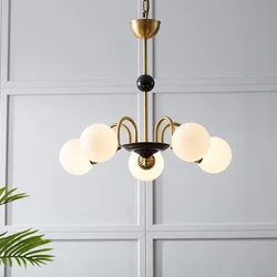 Classic Chandelier Lighting Living Room Lighting Nordic Glass Ball Light Gold/Chrome Lustre Quarto Luxury Big Glass Chandelier