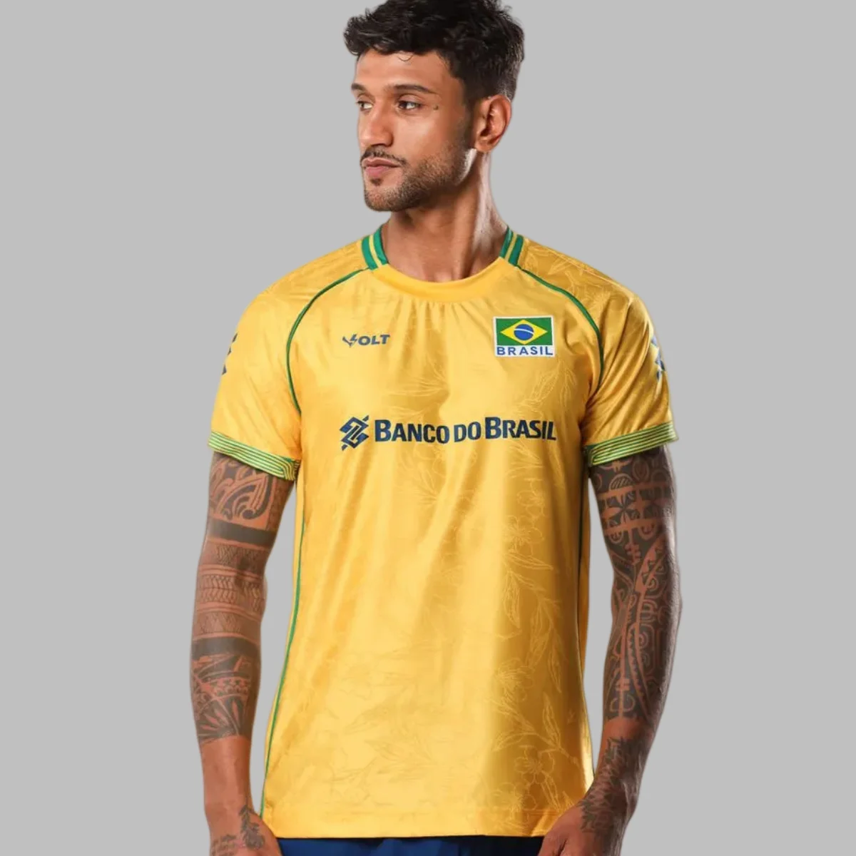 2026 CBV Brasilien Unisex Volleyball-Trikot Herren Damen Atmungsaktives T-Shirt Herren Damen Sommer Sport Schnelltrocknendes Oberteil Familien- und Kinder-T-Shirts – Detail 4