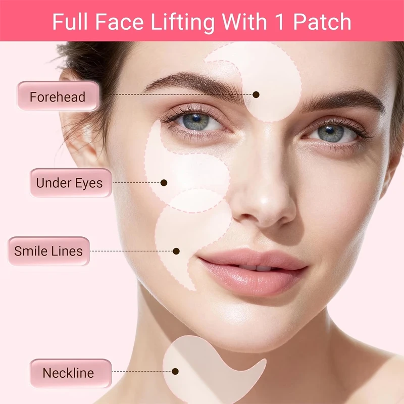 60Pcs Instant Lifting Pdrn Collagen Eye Patches, Intensely Moisturize the Skin Around the Eyes, Instantly Brighten the Eye Area, Tighten the Skin Around the Eyes, Give the Skin a Radiant Glow, Make the Skin More Elasti