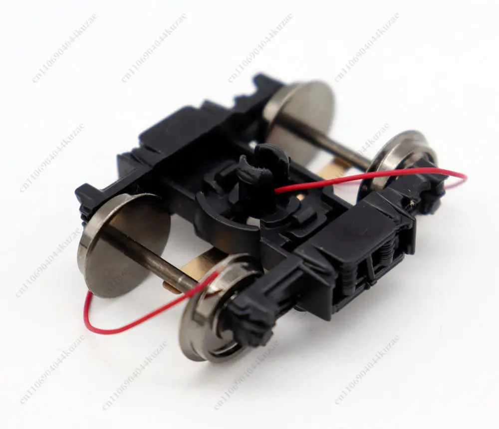 1/87 Scale Train Model Chassis Bogie Assembly, Integrated Modification Fittings for HO Scale Passenger Car Model Making
