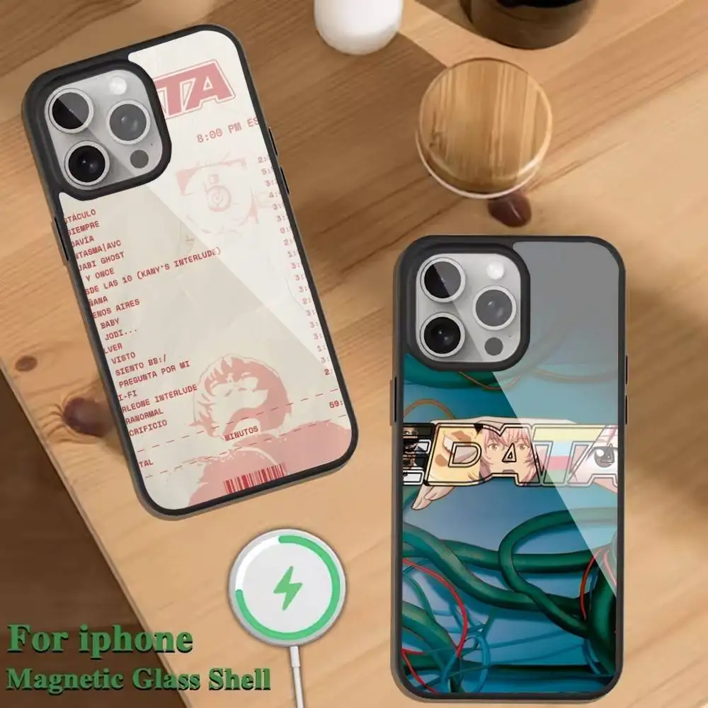

D-Data T-Tainy Phone Case For Magnetic Wireless Charge Cover For iphone 16 15 14 13 12 11 Pro Max Plus Coque