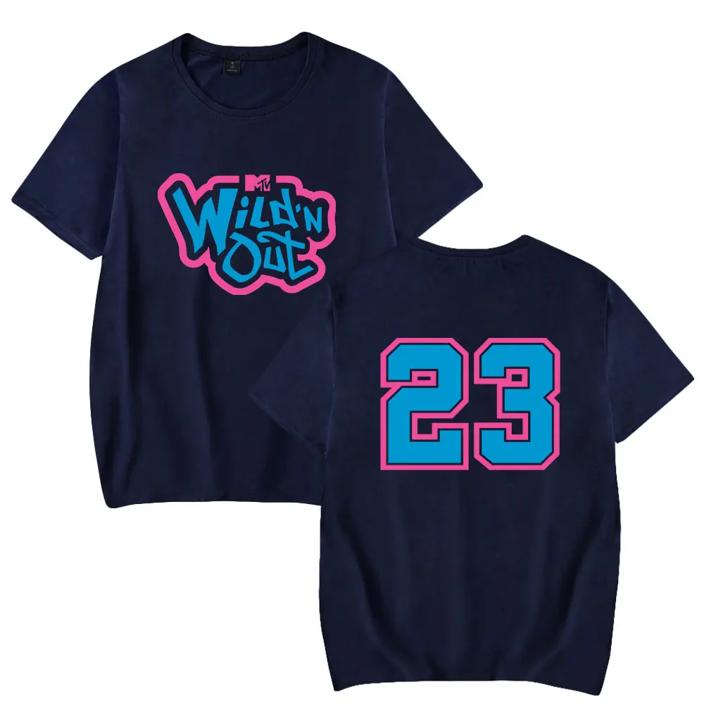 Wild'N Out Tv Show T-shirt Crewneck Manga Curta Tee Tshirt dos homens das mulheres 2024 Harajuku Streetwear Hip Hop Roupas