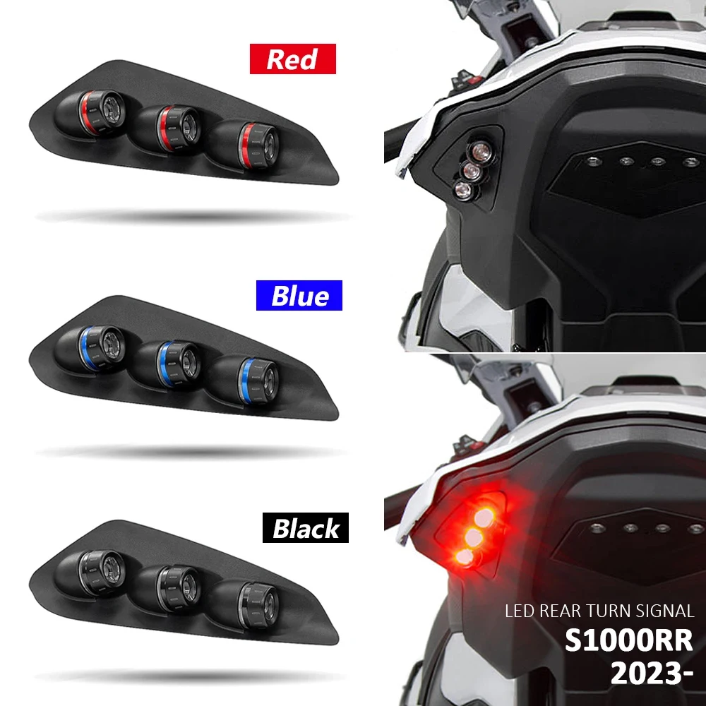 For BMW S1000RR s1000rr S 1000 RR S1000 RR 2023- Motorcycle Accessorie 3 colors LED Rear Turn Signal light Indicator Signal Lamp