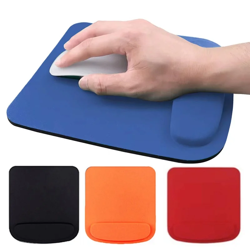Computer Game Mouse Pad EVA Ergonomic Mousepad Wrist Pad Solid Color Soft Comfortable Mouse Mats For Office Laptop Accessories
