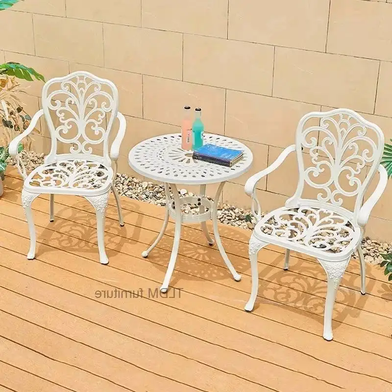 

Outdoor Nordic Protection Garden Waterproof Furniture Sets Set Household Sun Patio Furniture Garden Outdoor Table and Chair Set