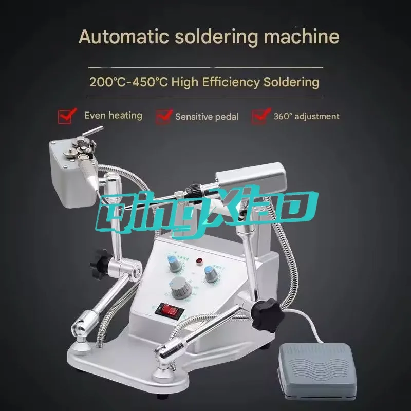 Universal Soldering Machine Foot Pedal Automatic Tin Feeding Constant Temperature Soldering Iron Wire Feeder Station 60W Iron