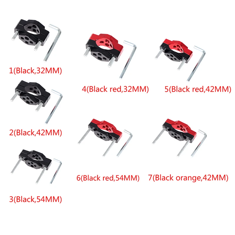 

Motorcycle Stent 32mm/42mm/54mm Bracket Bumper Clamp Auxiliary Spotlight headlight Mount Clip Light Phone GPS Handlebar Holder